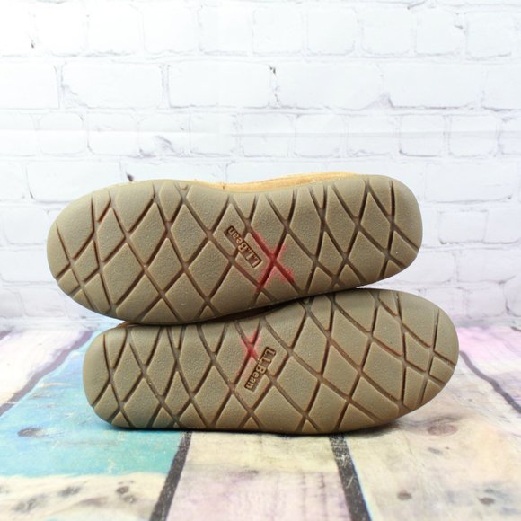 LL BEAN Lined Wicked Good Moc Slippers Size 7 M - Picture 9 of 9